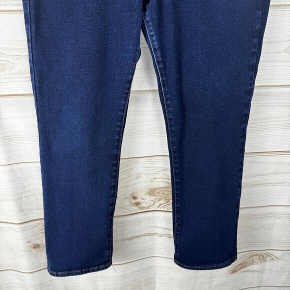 !iT Amanda Dark Wash High Rise Slim Ankle Denim Jeans Size 12 - Picture 3 of 10